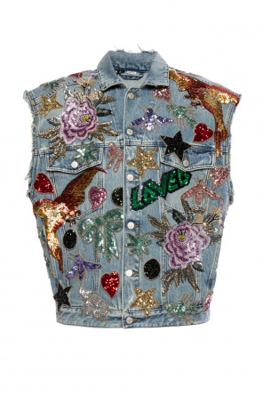 Sequinned denim vest, zdjęcie 1 Sequinned denim vest od Gucci